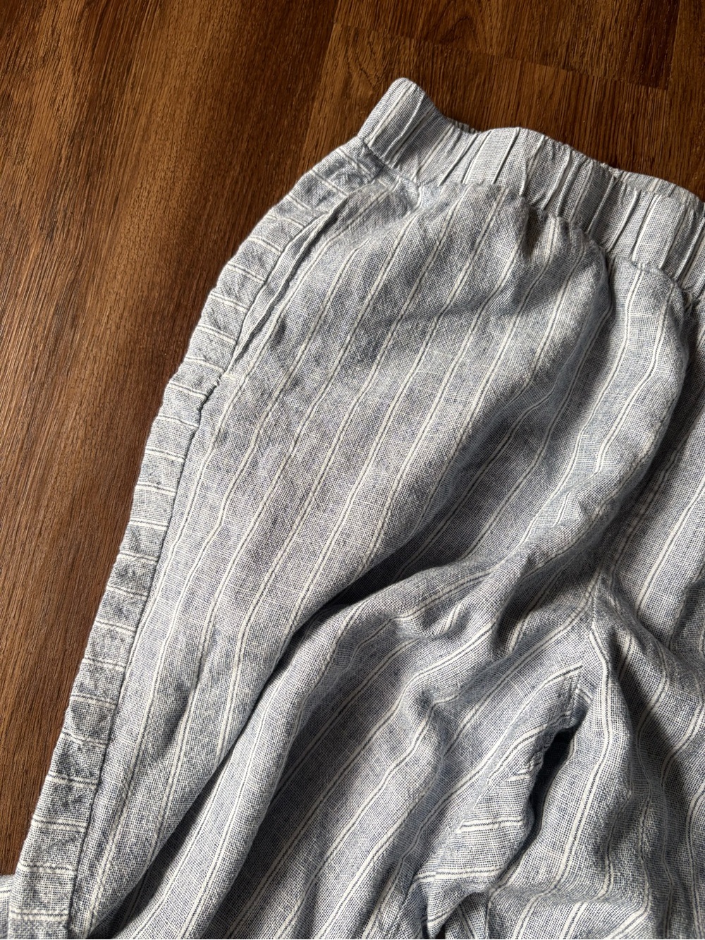 Coastal Grandma Scandi Style Linen Blend Crop Pants XL